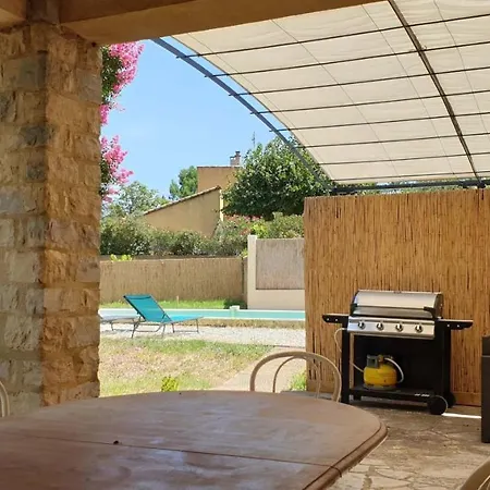 La Maison D'isidore - 6 Personnes Avec Climatisation, Piscine Et Jardin Clos Saint-Victor-la-Coste