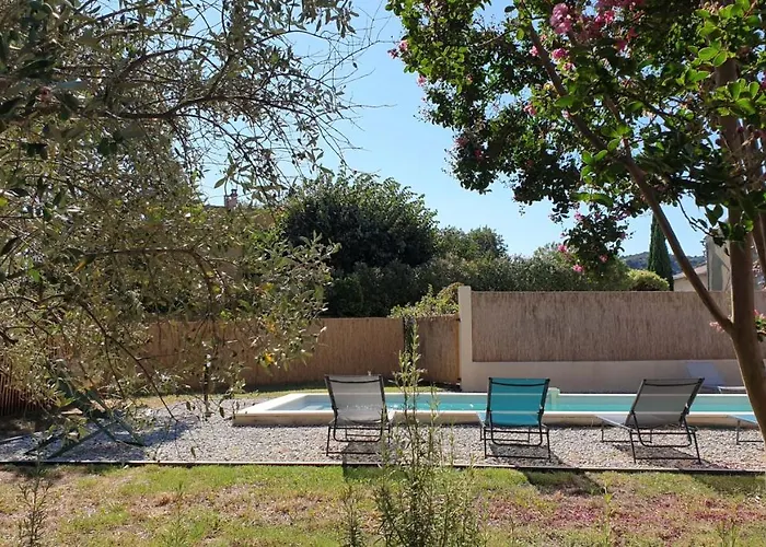 Prázdninový dům La Maison D'isidore - 6 Personnes Avec Climatisation, Piscine Et Jardin Clos Saint-Victor-la-Coste
