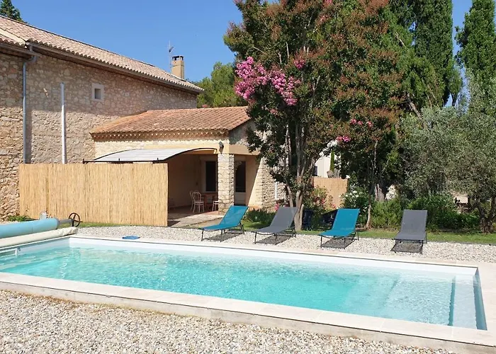 La Maison D'isidore - 6 Personnes Avec Climatisation, Piscine Et Jardin Clos * Saint-Victor-la-Coste